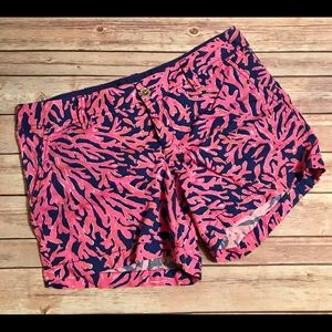 EUC Lilly Pulitzer Callahan Shorts Samba Coral